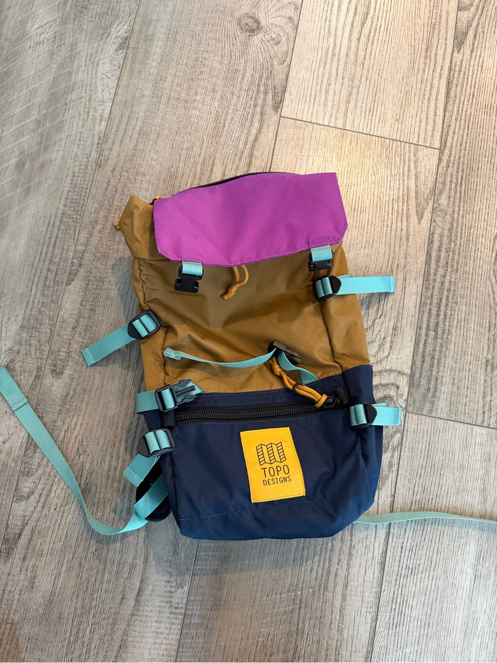 Topo Designs Rover mini pack — Purple, Mustard & Navy